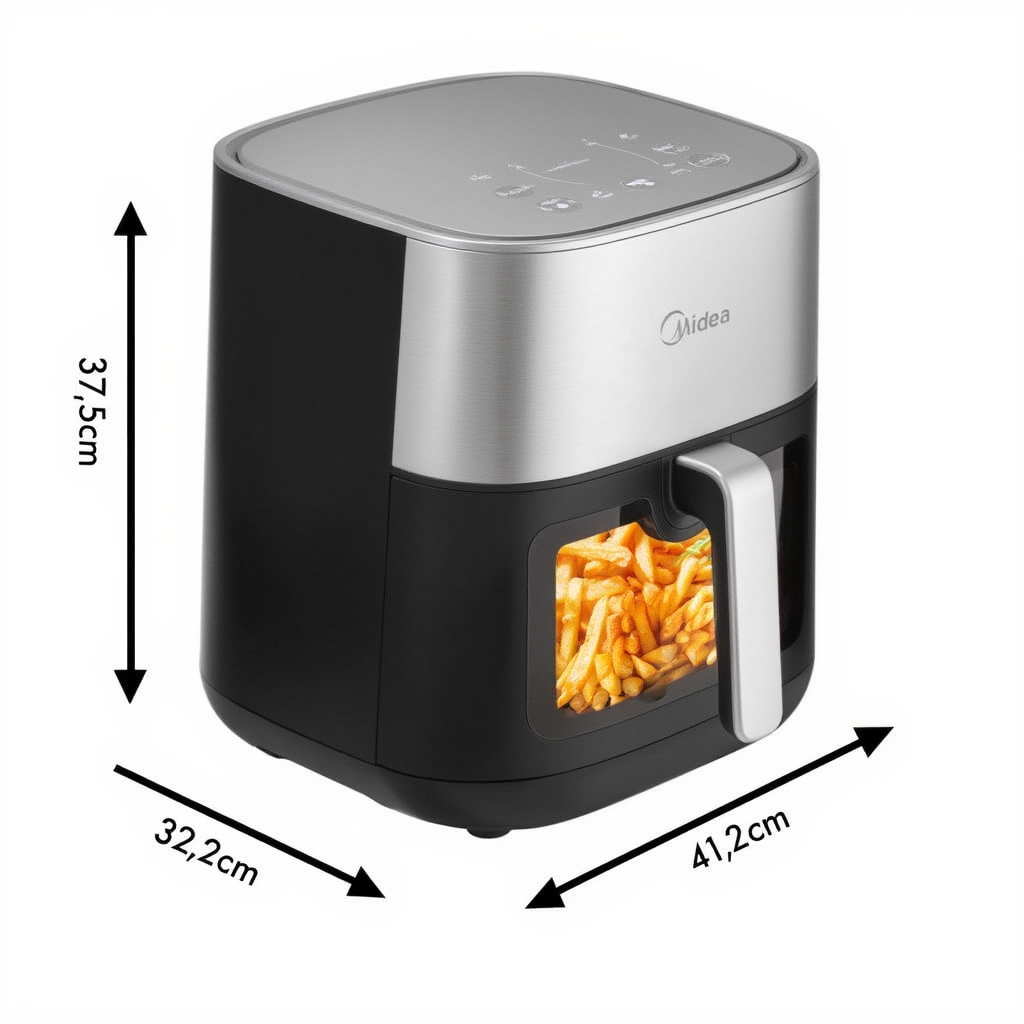 Friteuse San Huile 6,5l | Airfryer | Lacuissonsaine