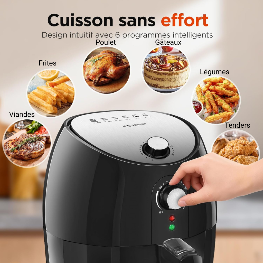 Friteuse Sans Huile 3,5l | Airfryer | Lacuissonsaine