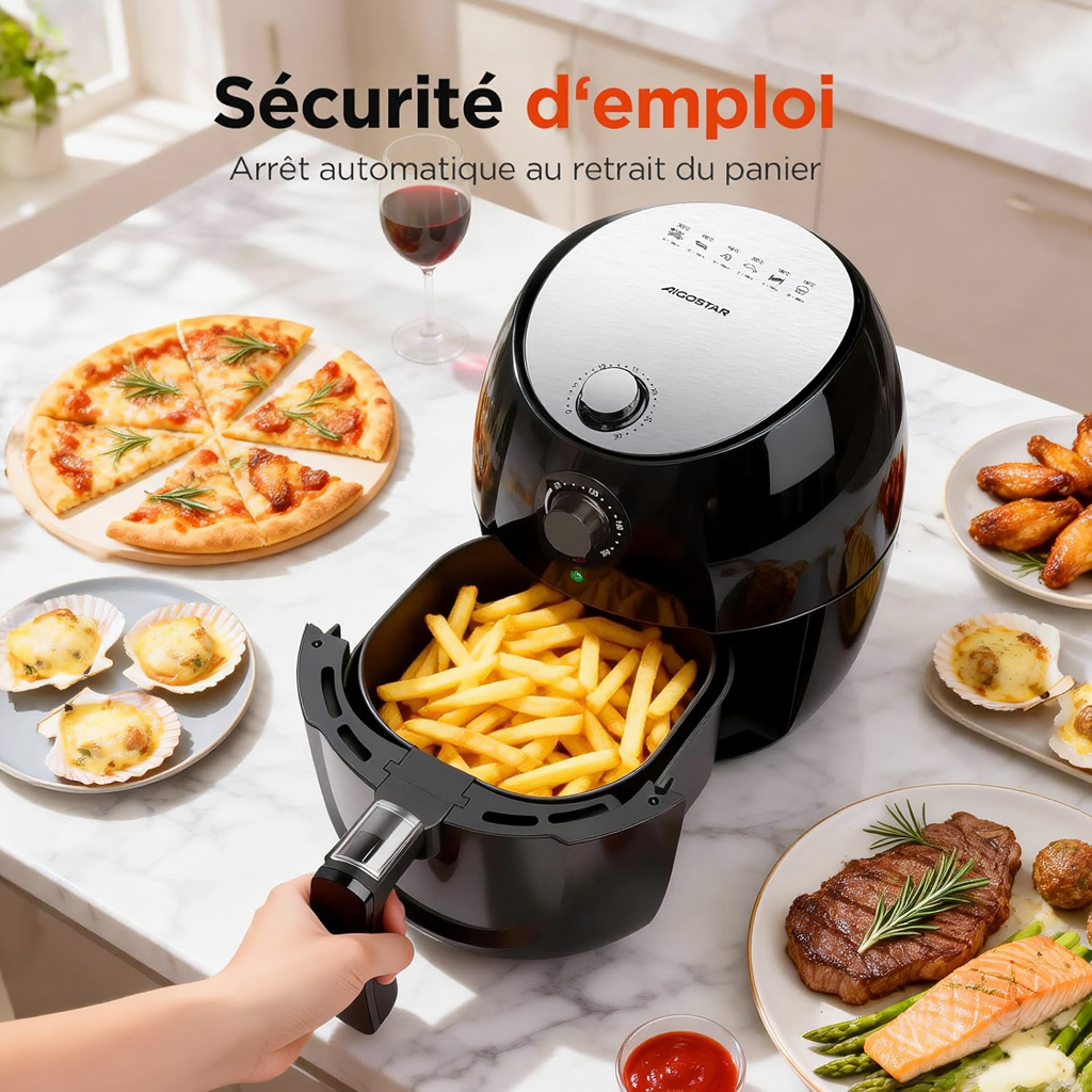 Friteuse Sans Huile 3,5l | Airfryer | Lacuissonsaine