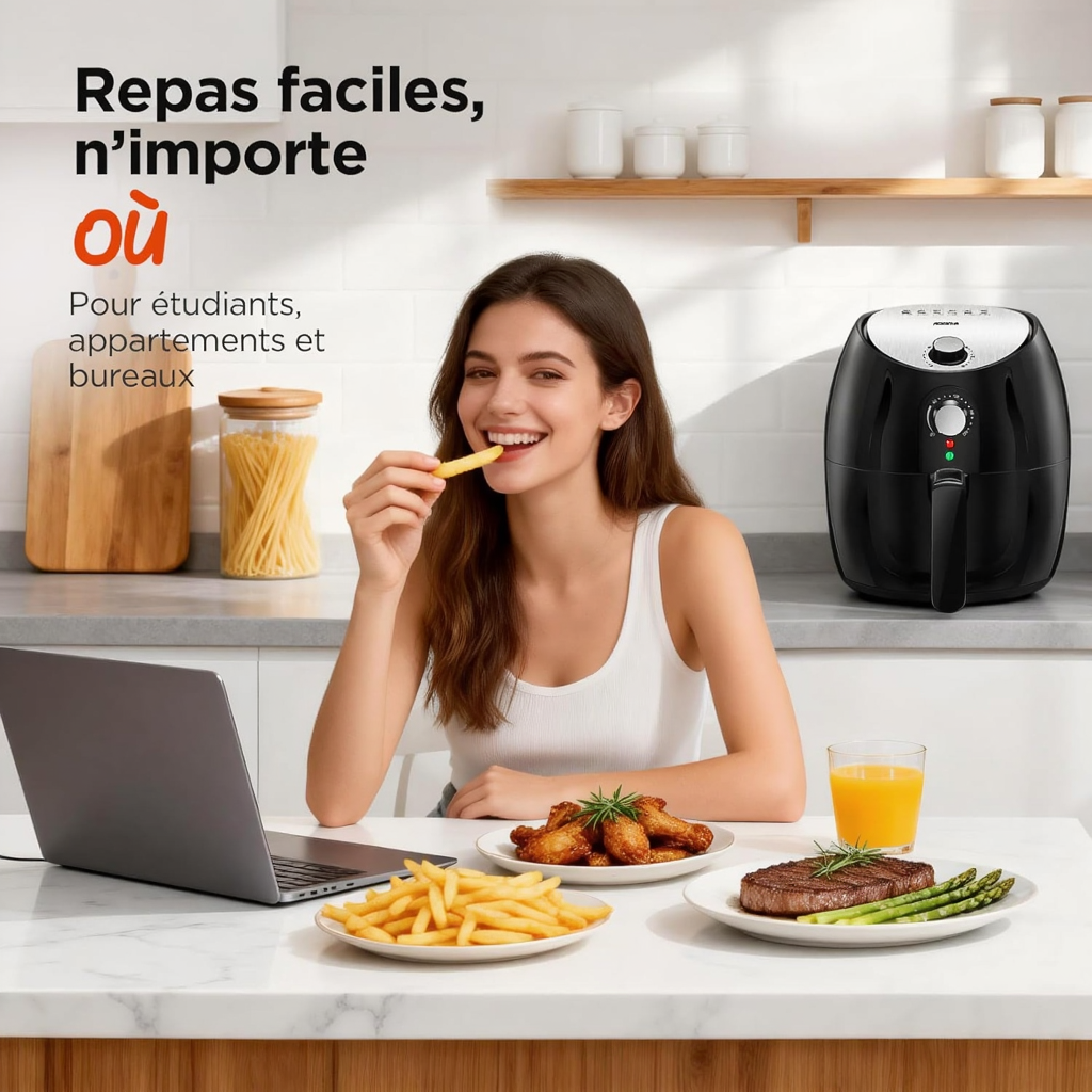 Friteuse Sans Huile 3,5l | Airfryer | Lacuissonsaine