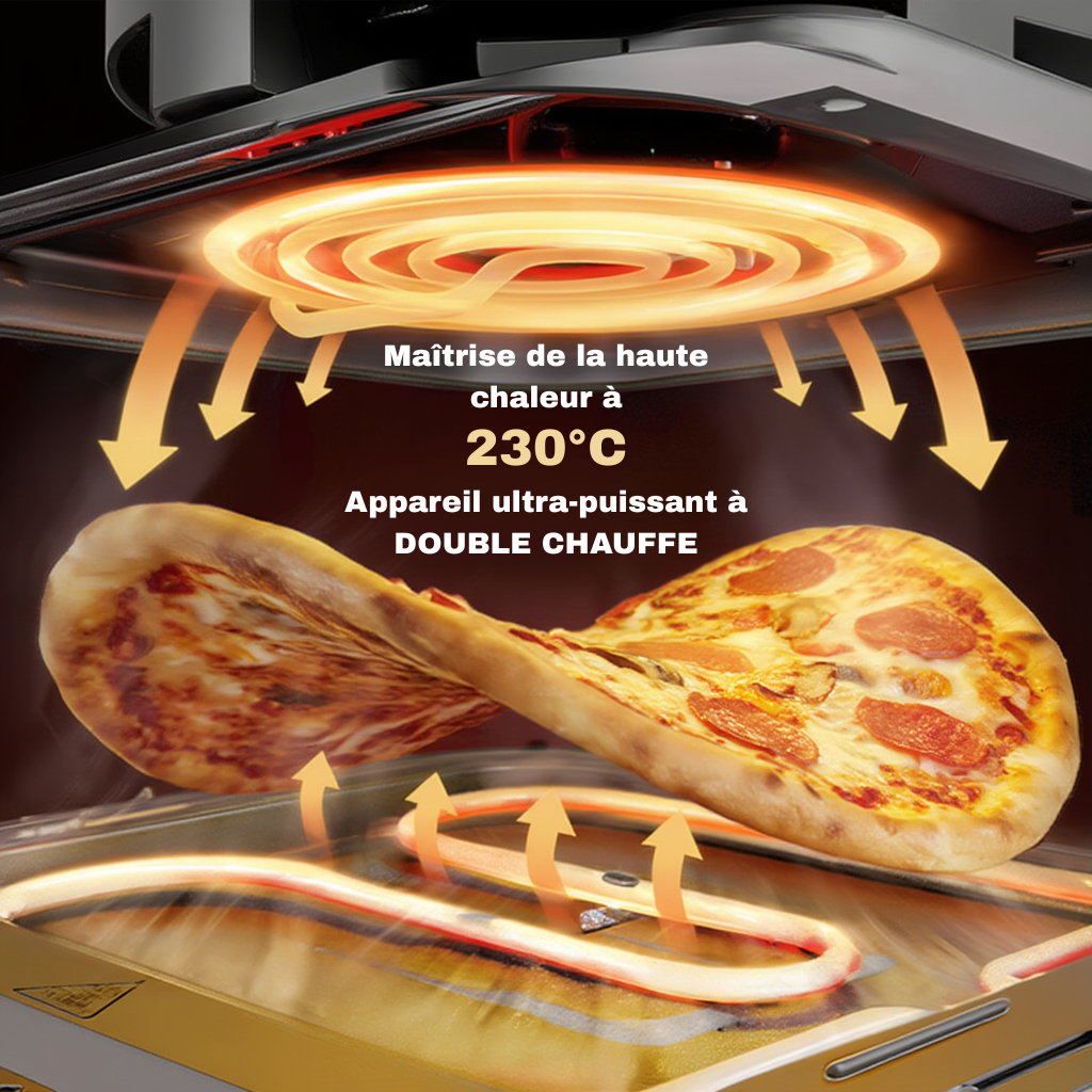 Friteuse Sans Huile 4,2L | Airfryer | Four à pizza | Lacuissonsaine