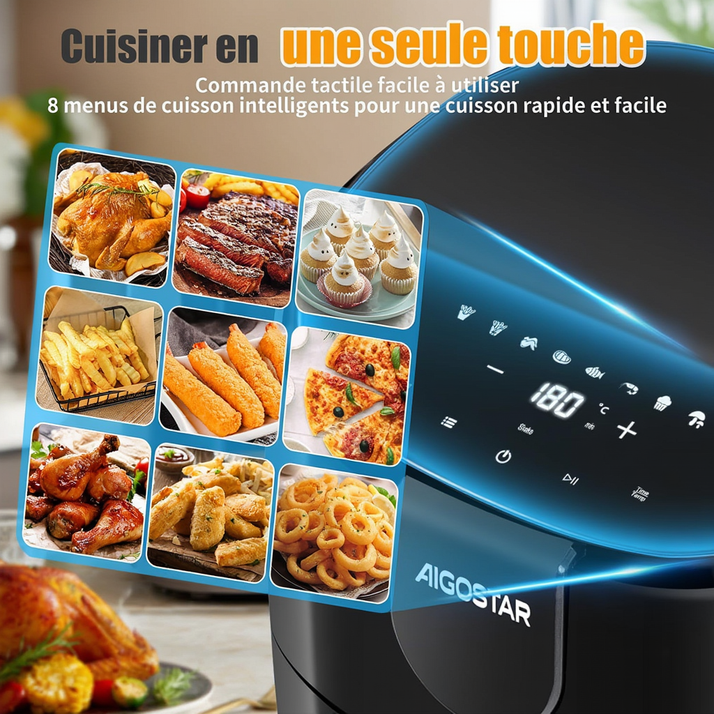 Friteuse Sans Huile 4L | Airfryer | Lacuissonsaine