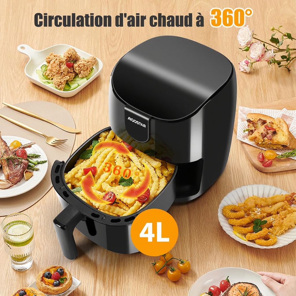 Friteuse Sans Huile 4L | Airfryer | Lacuissonsaine