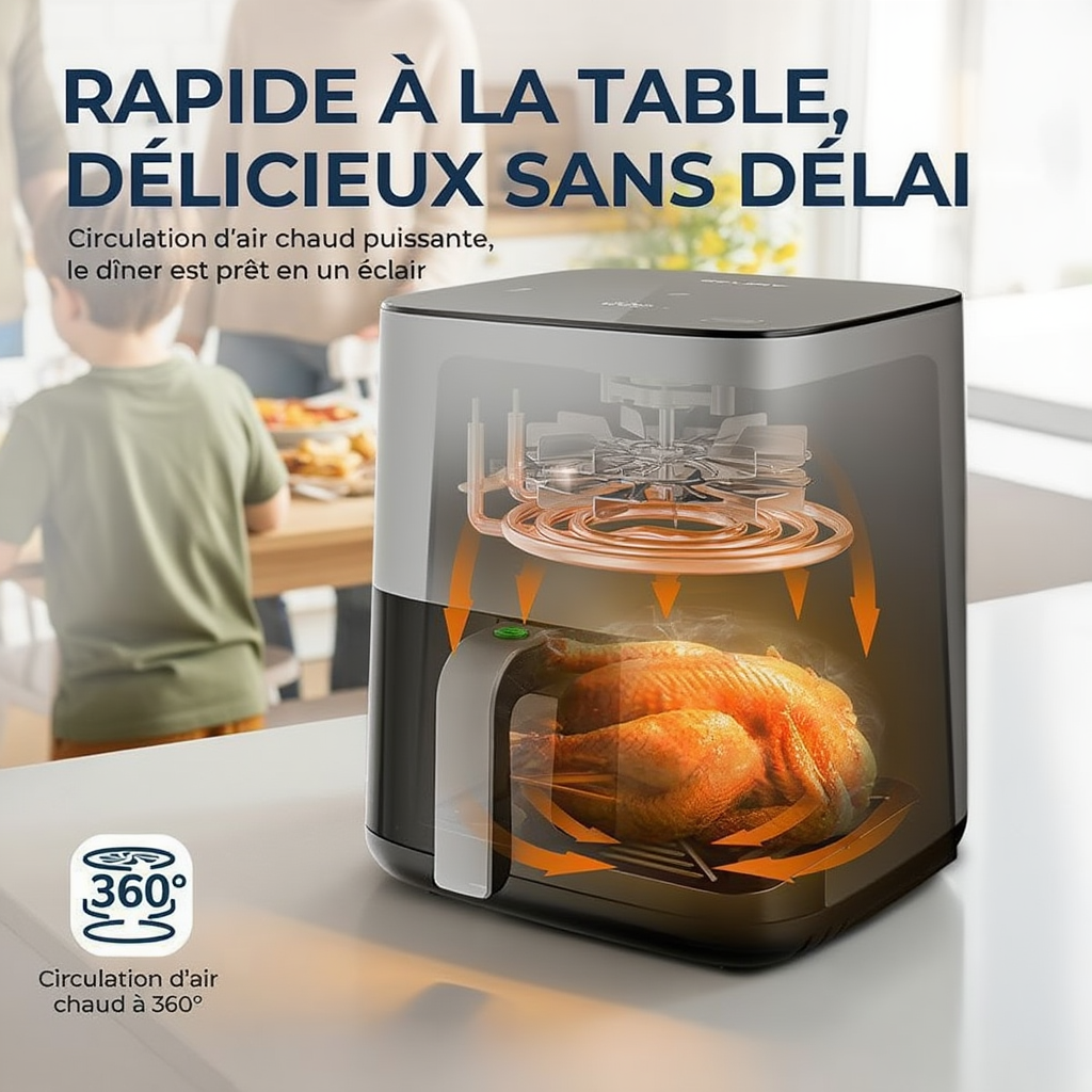 Friteuse Sans Huile 5L | Airfryer | Lacuissonsaine