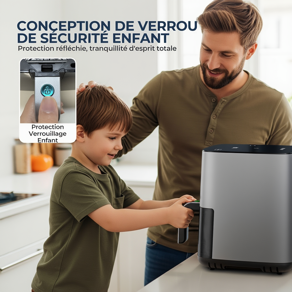 Friteuse Sans Huile 5L | Airfryer | Lacuissonsaine