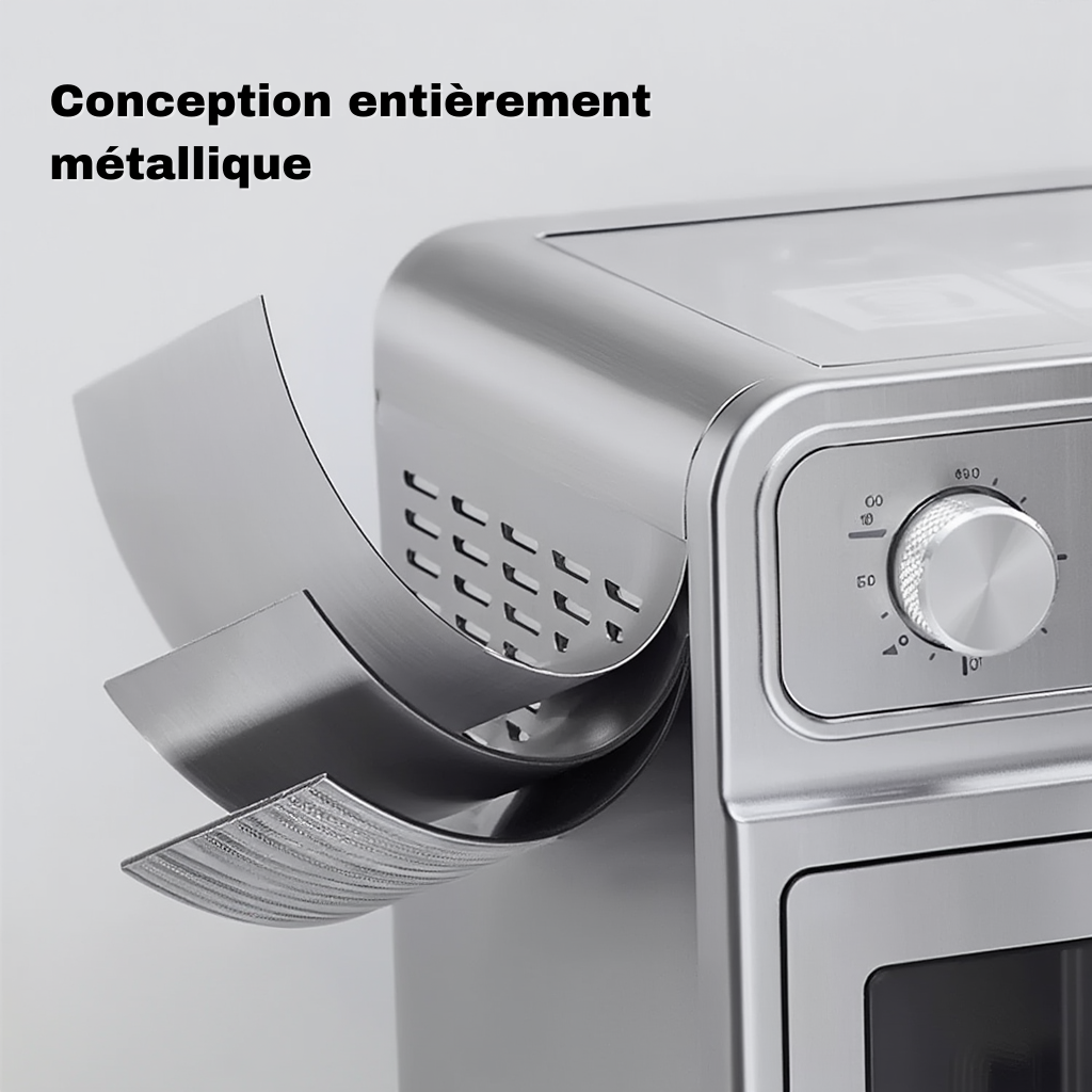 Friteuse Sans Huile 6,5L Acier Inoxydable | Airfryer | Lacuissonsaine