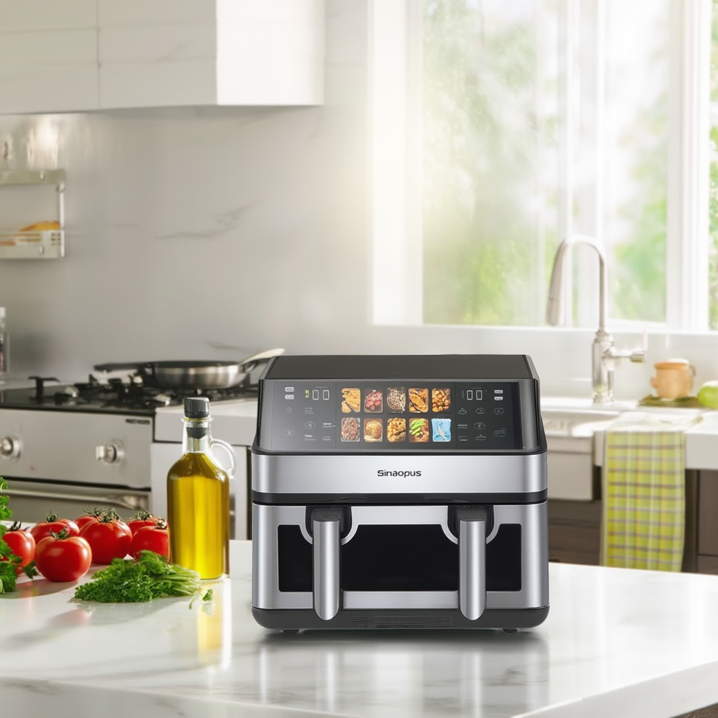 Friteuse Sans Huile de 8,5L Double Panier | Airfryer | Lacuissonsaine