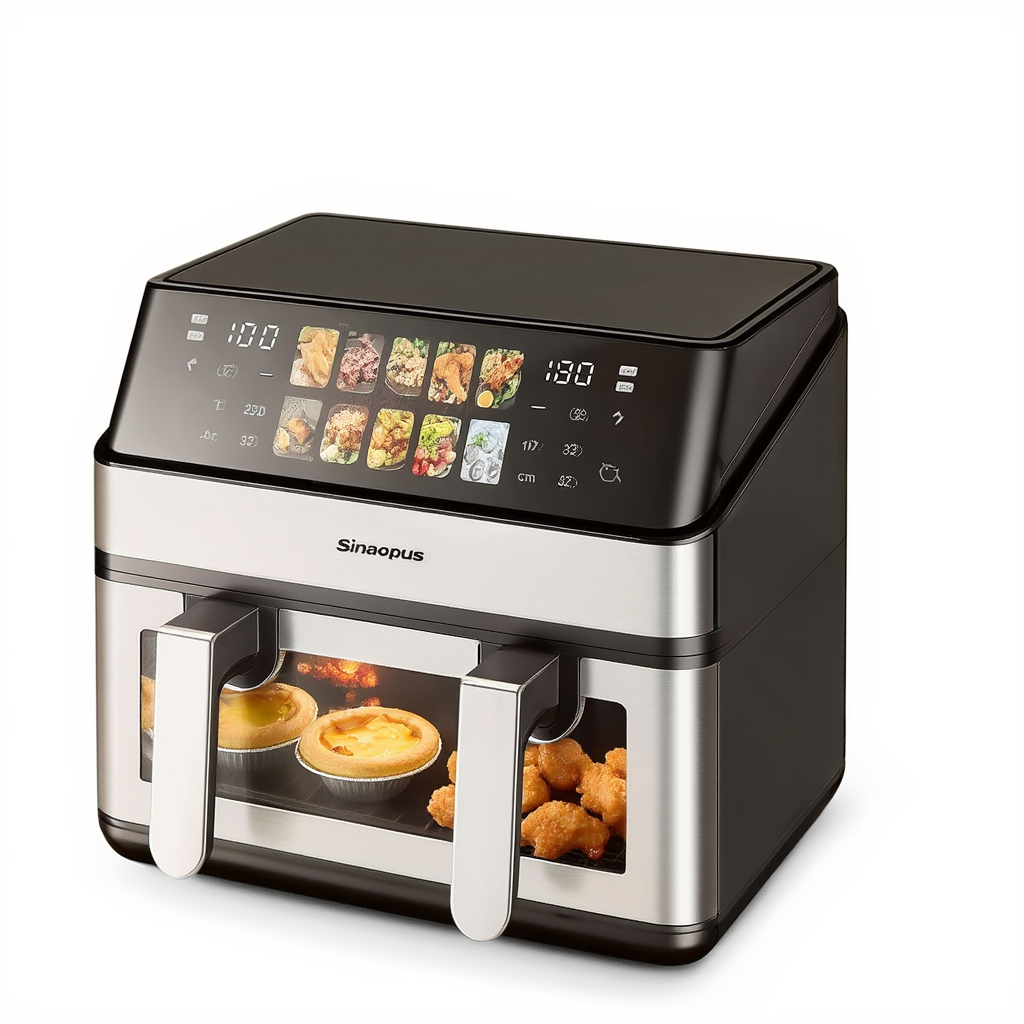 Friteuse Sans Huile de 8,5L Double Panier | Airfryer | Lacuissonsaine