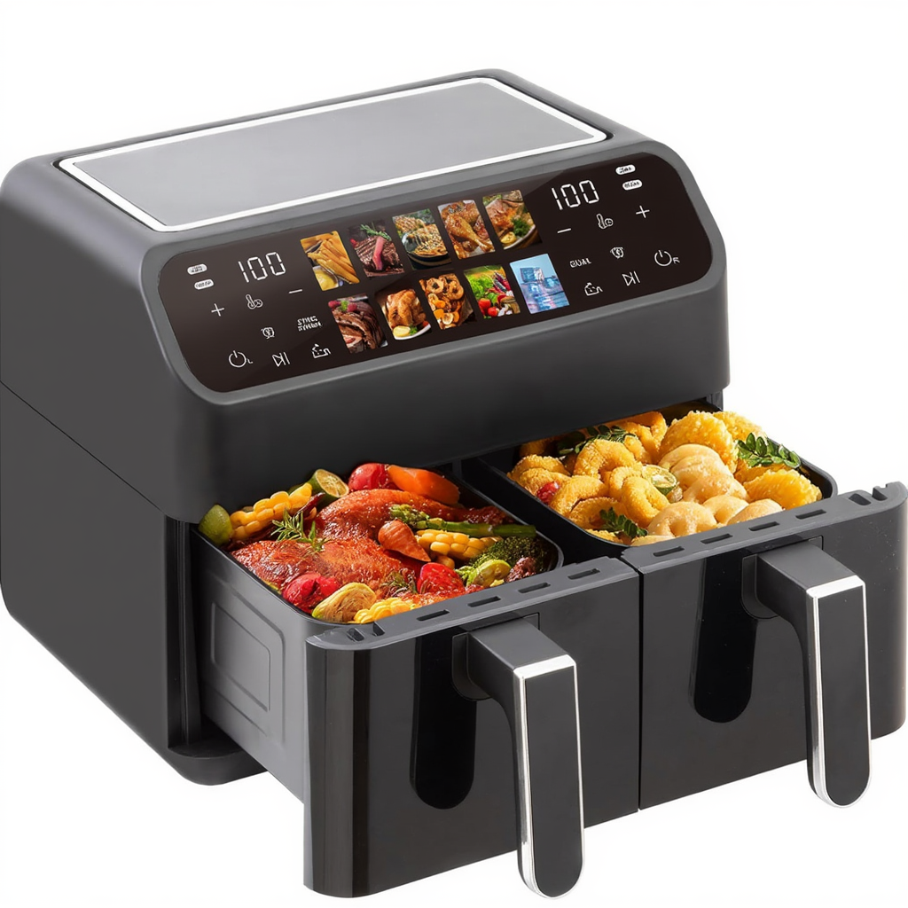 Friteuse Sans Huile Double Chambre de 9L | Airfryer