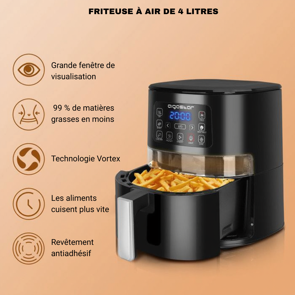 Friteuse Sans Huile 4,2L | Airfryer | Lacuissonsaine