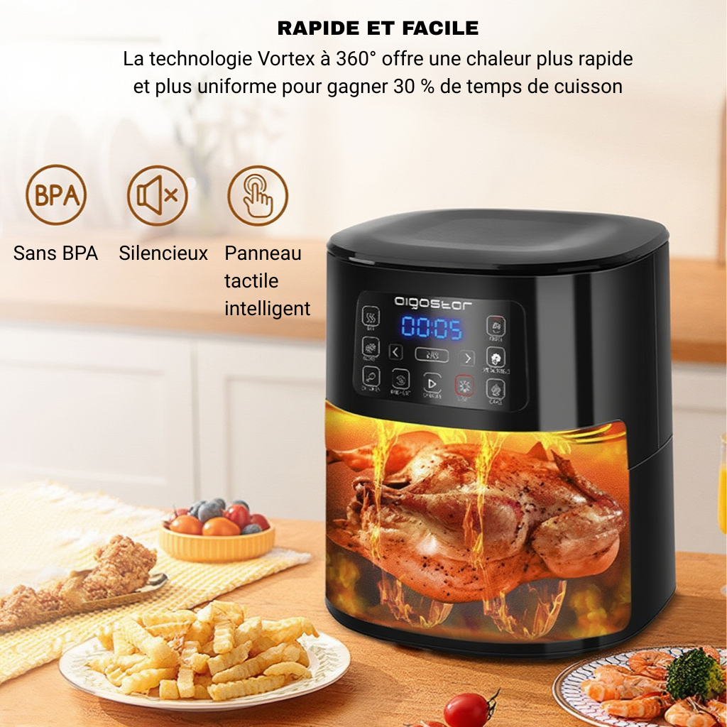 Friteuse Sans Huile 4,2L | Airfryer | Lacuissonsaine
