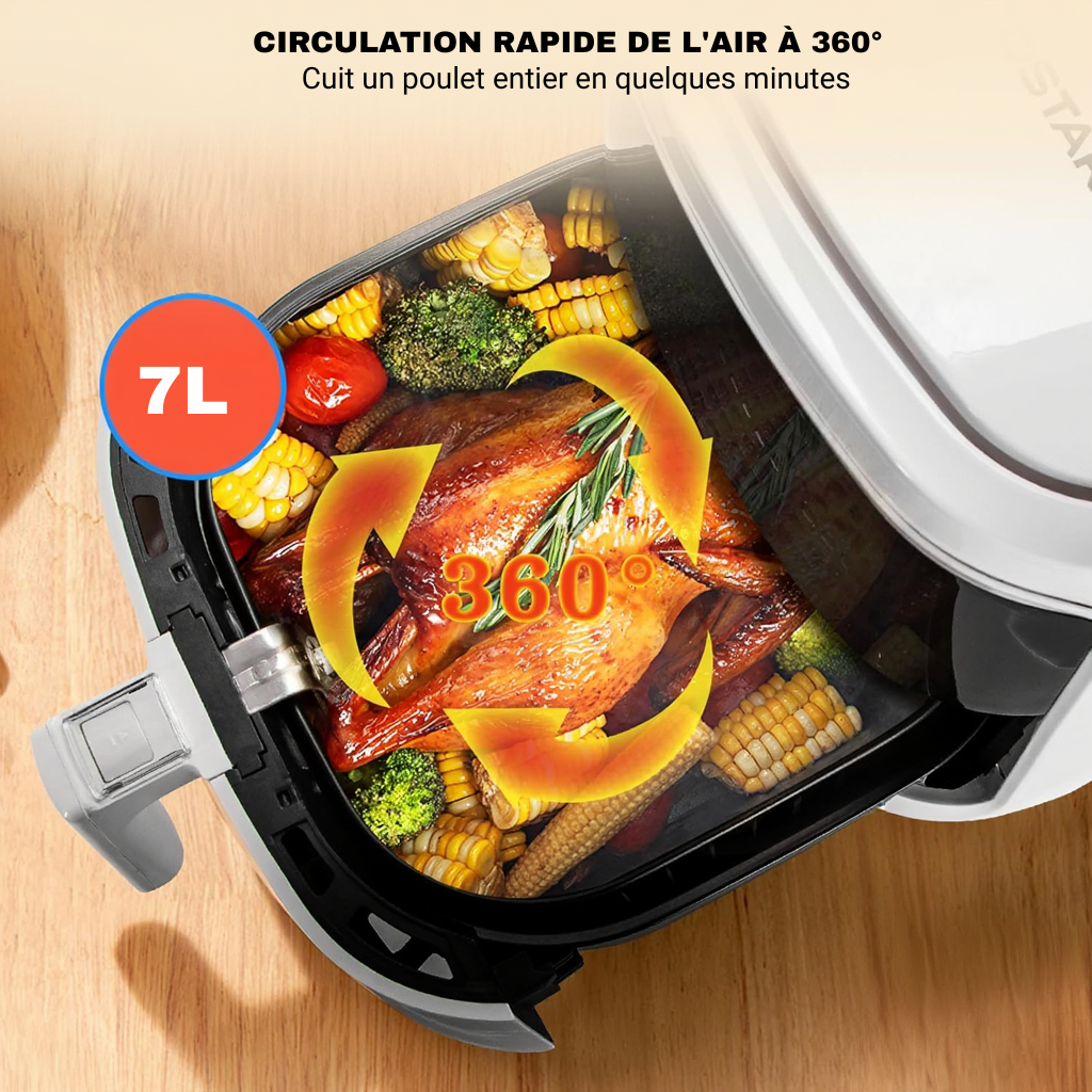Friteuse Sans Huile 7l | Airfryer | Lacuissonsaine