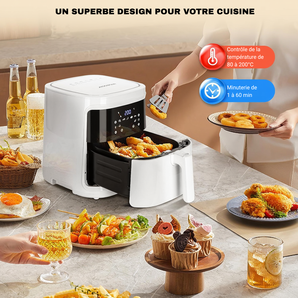 Friteuse Sans Huile 7l | Airfryer | Lacuissonsaine