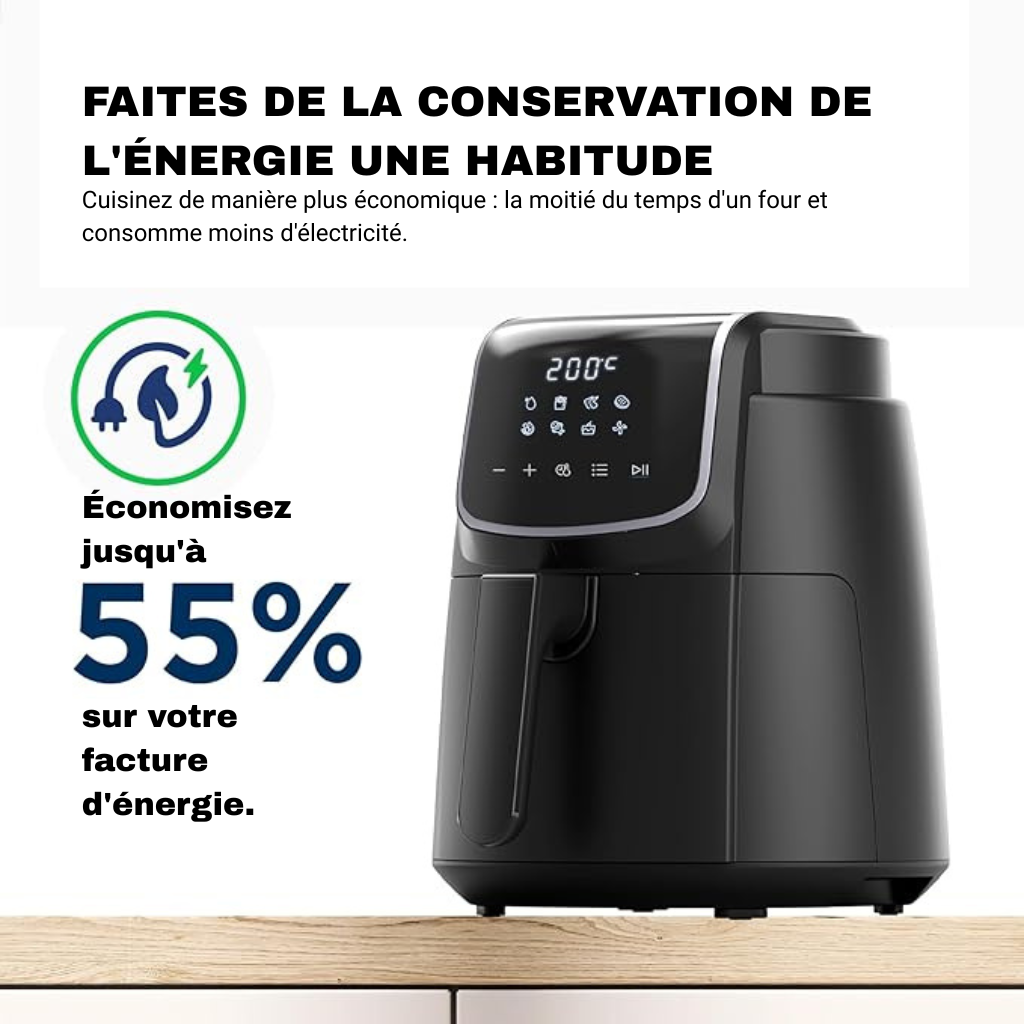Friteuse Sans Huile 4,5l | Airfryer | Lacuissonsaine